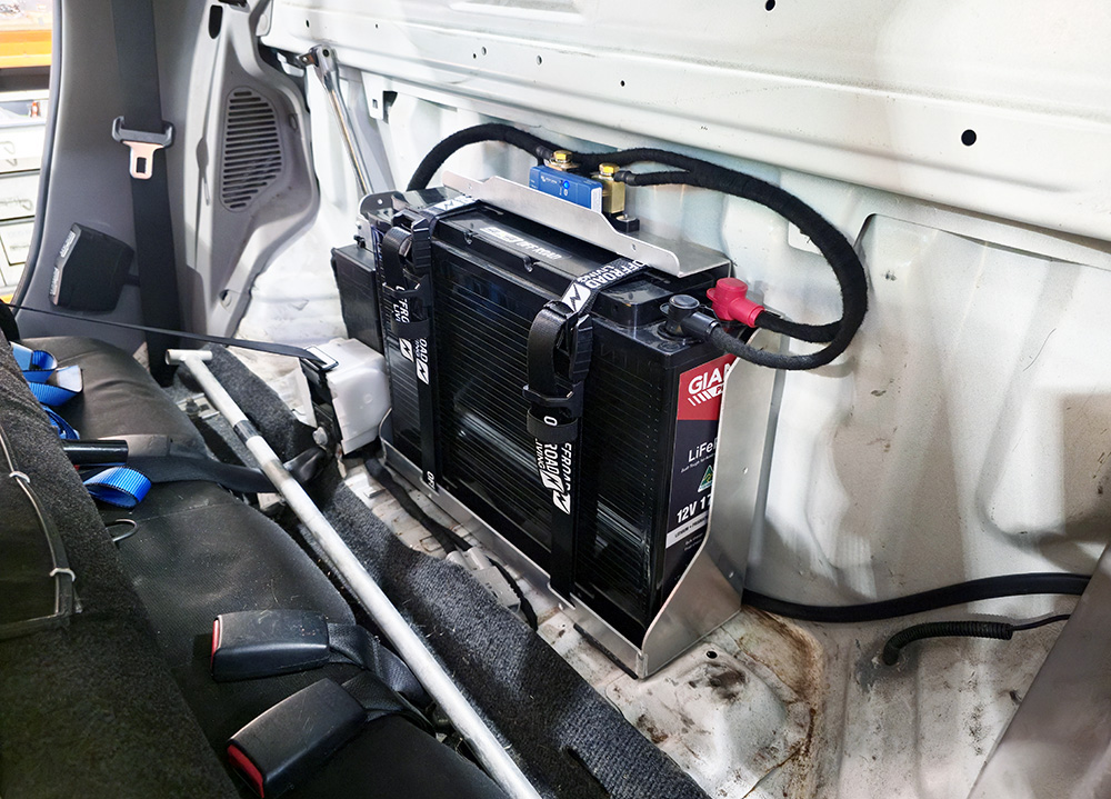 Dual Battery Setup Behind Seat