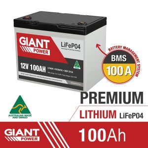 GIANT 100AH Lithium Deep Cycle Battery (LiFePO4)