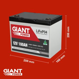 GIANT 100AH Lithium Deep Cycle Battery (LiFePO4)