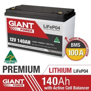 GIANT 140AH Lithium Deep Cycle Battery (LiFePO4)