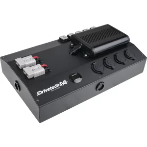 Drivetech 4x4 12V Control Box 5 Rocker Switches 3 Power Sockets Dual USB