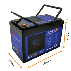 Baintech 12V 150AH Deep Cycle Lithium Battery with Bluetooth (LifePo4)