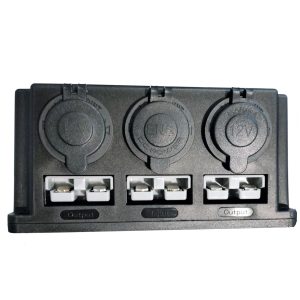 Ultra Mini Power Box W/Engle Socket - 12V/24V DC - 10 Devices (Surface Mount)