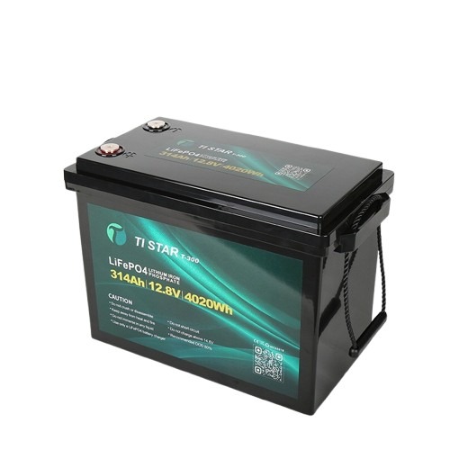 TiStar 12.8V 314Ah Lithium Battery LiFePO4  – Grade-A Prismatic Cells – 6,000 Cycles – IEC 62619 Certified ( 5 Year Warranty)