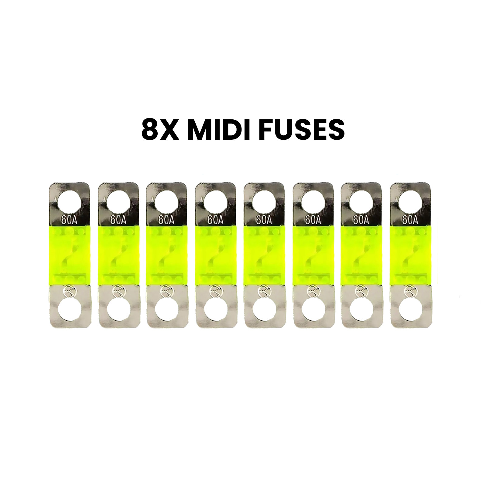 Dual Midi Fuse Holder Kit - Surface Mount - 2x Dual Midi Fuse Holders, 8X Fuses, 8X Crimps & Heat Shrink - Image 3