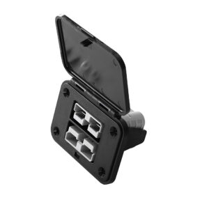 50A Twin Dual Anderson Plug Flush Mount Connecter With Dust Cover Kit