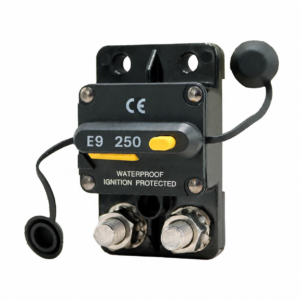 250A Circuit Breaker Manual Reset - M10 Stud High Voltage - Surface Mount