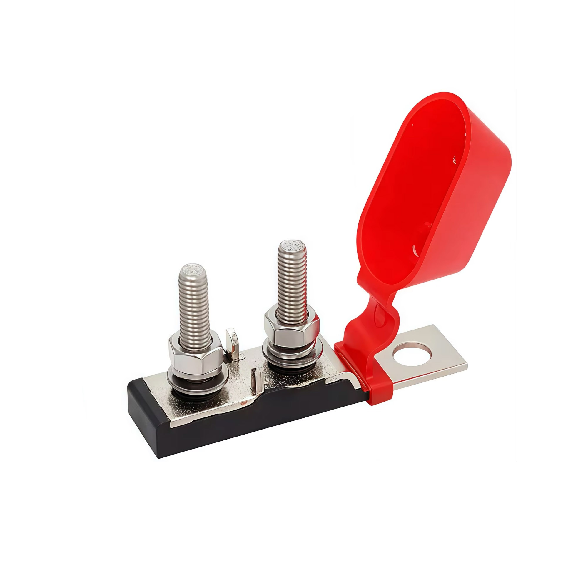 Dual M8 Battery Terminal Fuse Block With Ring Fuse Holder Kit - Waterproof - Image 2