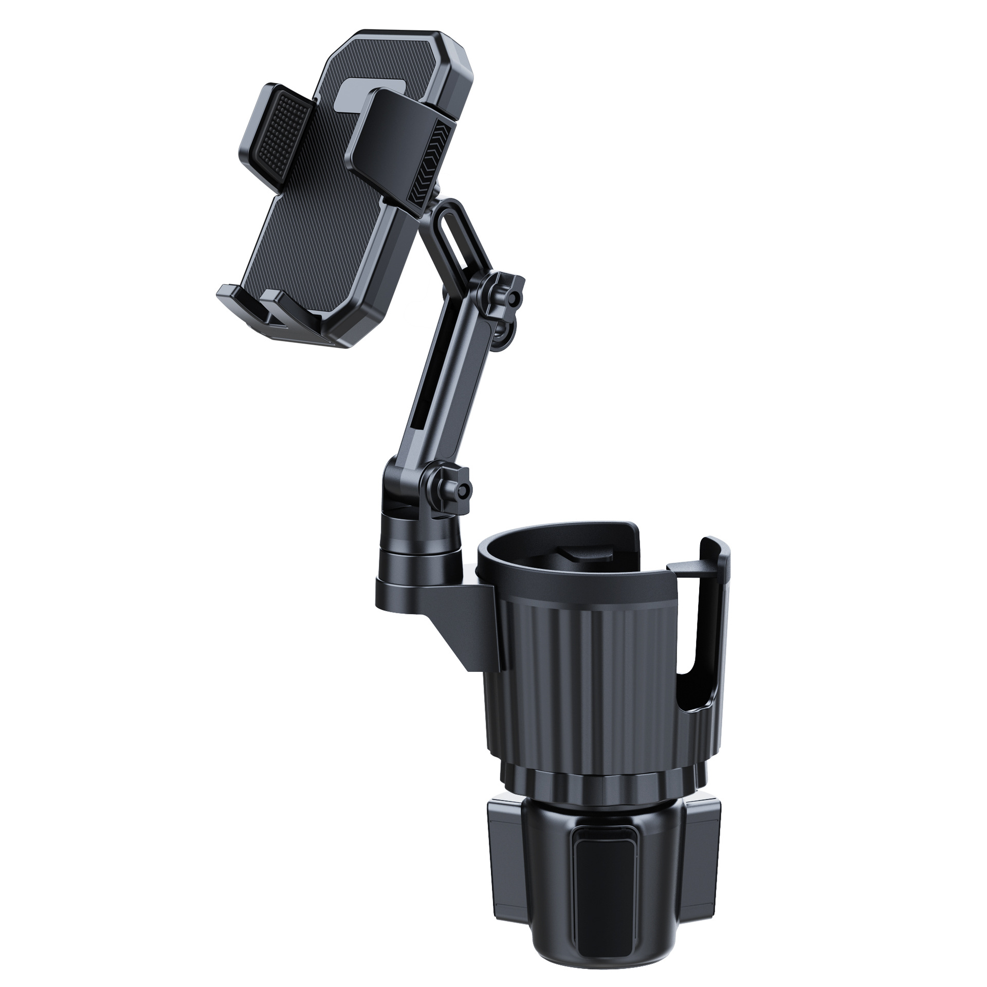 2-in-1 Car Cup Holder Phone Mount | Adjustable 360° Holder for 4WD & Cars - Image 3