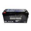 Invicta Black 12V 300Ah LiFePO4 Lithium Battery Bluetooth