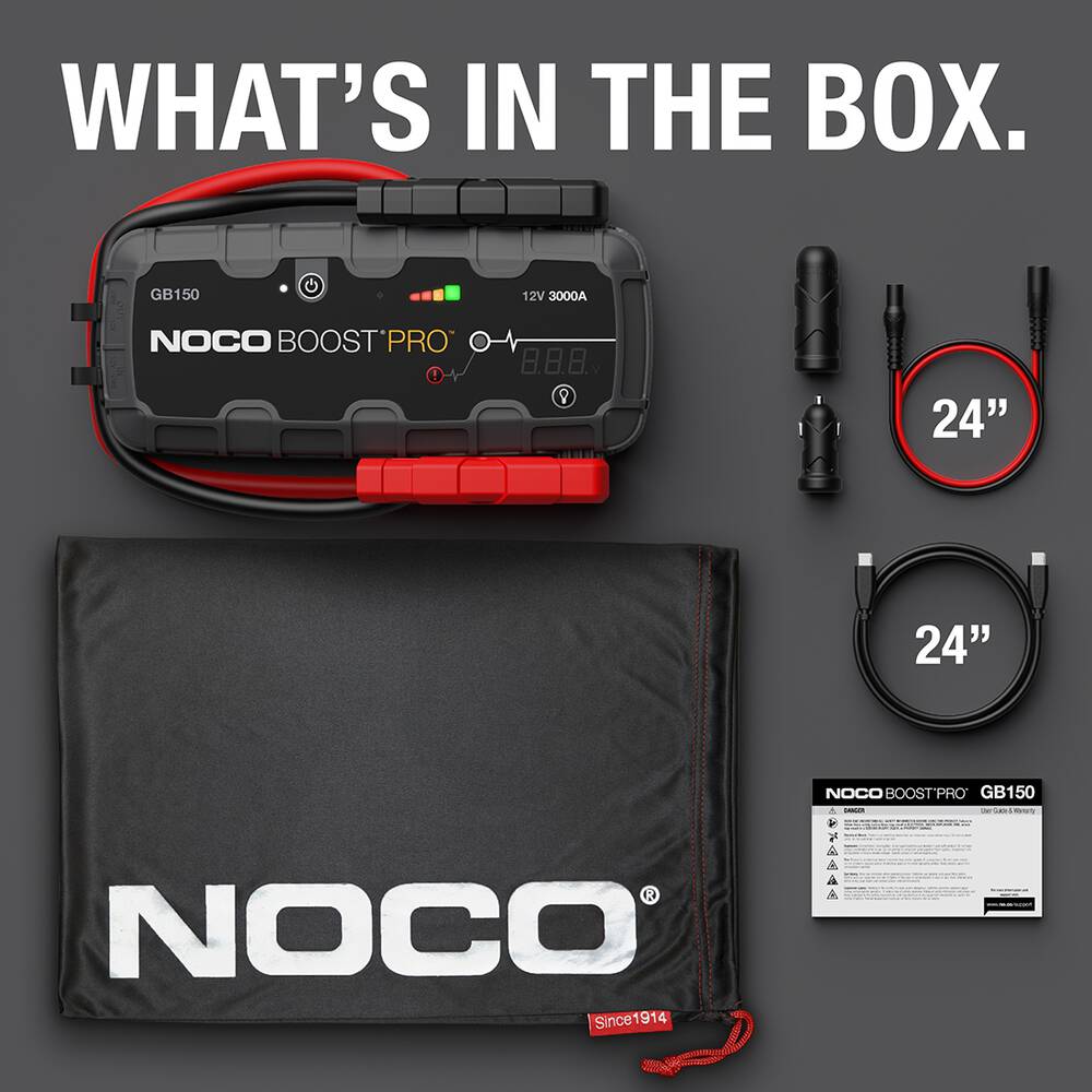 NOCO UltraSafe Boost Plus Lithium Jump Starter 12V 3000 Amp - GB150 - Image 3