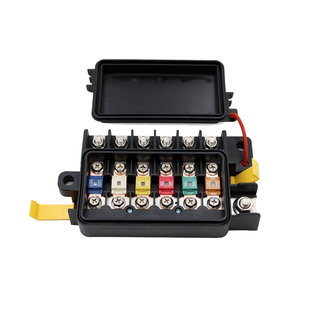 6-WAY Premium Marine Grade MIDI Fuse Holder – Heavy Duty 12V/32V - IP54 Waterproof - Image 2