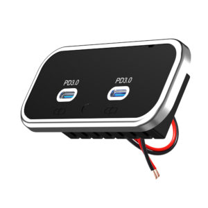 Dual USB Type C Outlet Planel Flush Mount