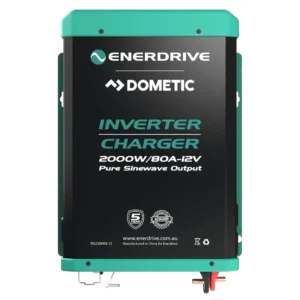 ENERDRIVE 2000W/80A 12V Inverter/Charger (COMBI)