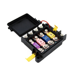 Quad Premium Marine Grade MEGA Fuse Holder – Heavy Duty High Current 12V/32V - IP54 Waterproof