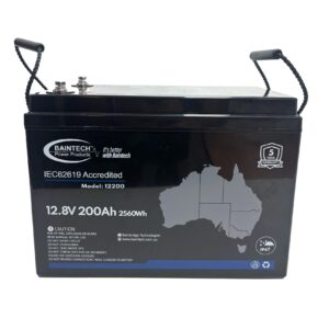 Baintech Elite 12V 200Ah LiFePO4 Lithium Battery with Bluetooth BMS