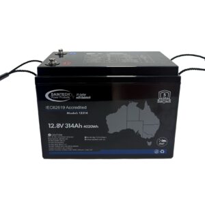 Baintech Elite 12V 314Ah LiFePO4 Lithium Battery with Bluetooth BMS