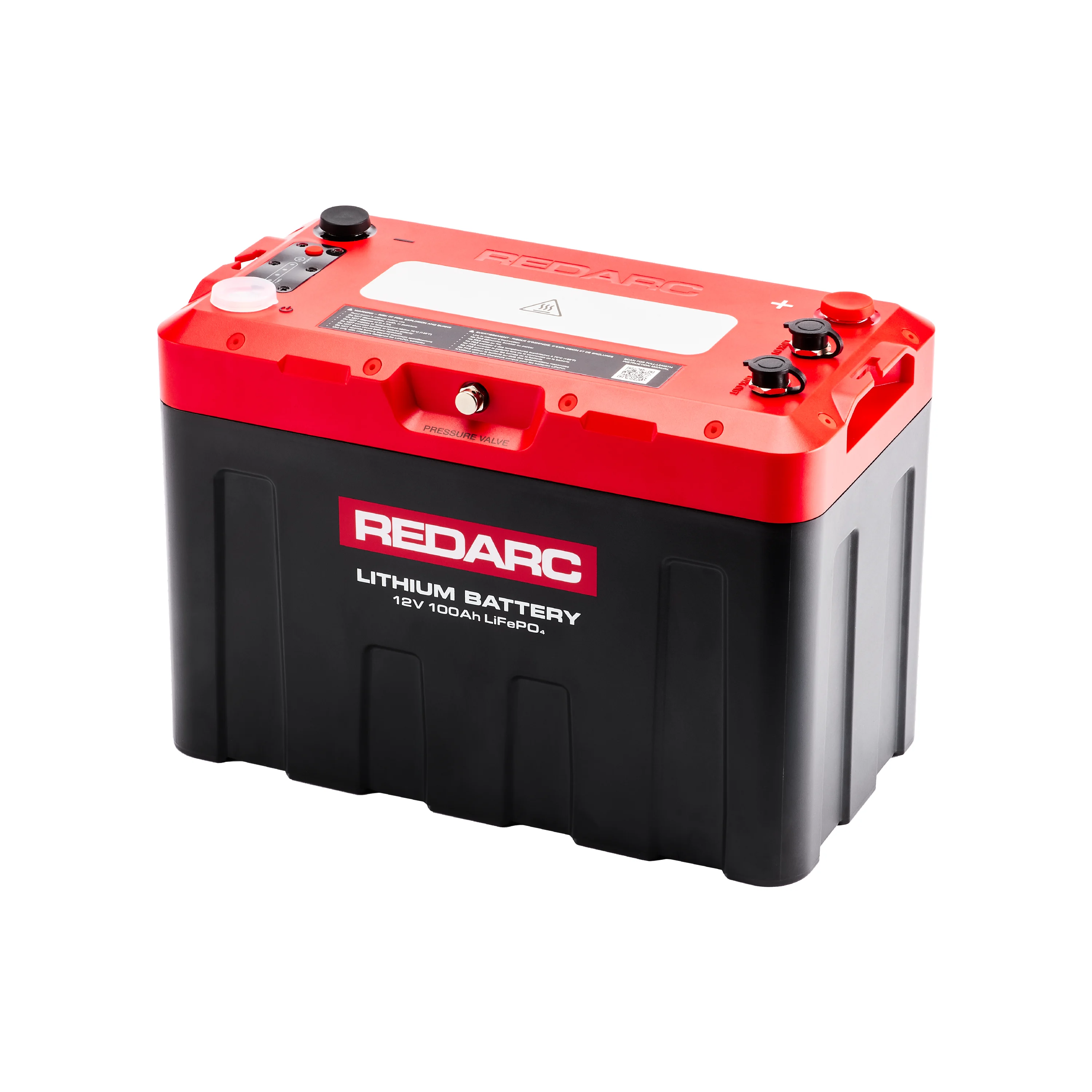 REDARC 12V 100Ah REDLAB Icon Lithium Battery - LBATN12100