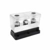 600A 2-Pole Bus Bar Power Distribution Block M10 – 12V-48V | Super Heavy-Duty Black Negative