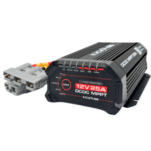 KickAss 25A DCDC Charger – 12V/24V Input, Solar MPPT & Bluetooth